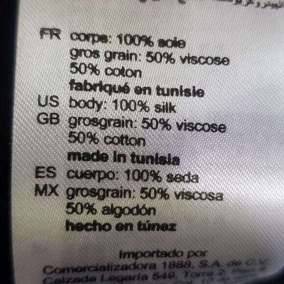 SANDRO Paris Black Silk V-Neck Blouse Top Women’s Large Office Siren Classic - Picture 6 of 8